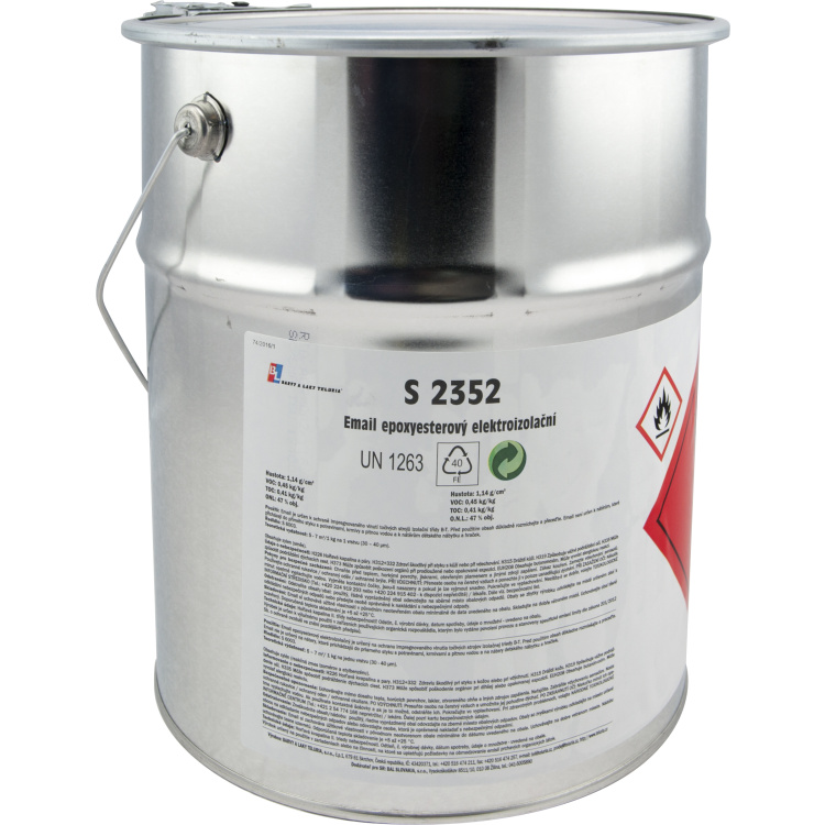 Epoxyesterový elektroizolačný s2352, na ochranu vinutia točivých strojov, 0101 šedá, 10 kg