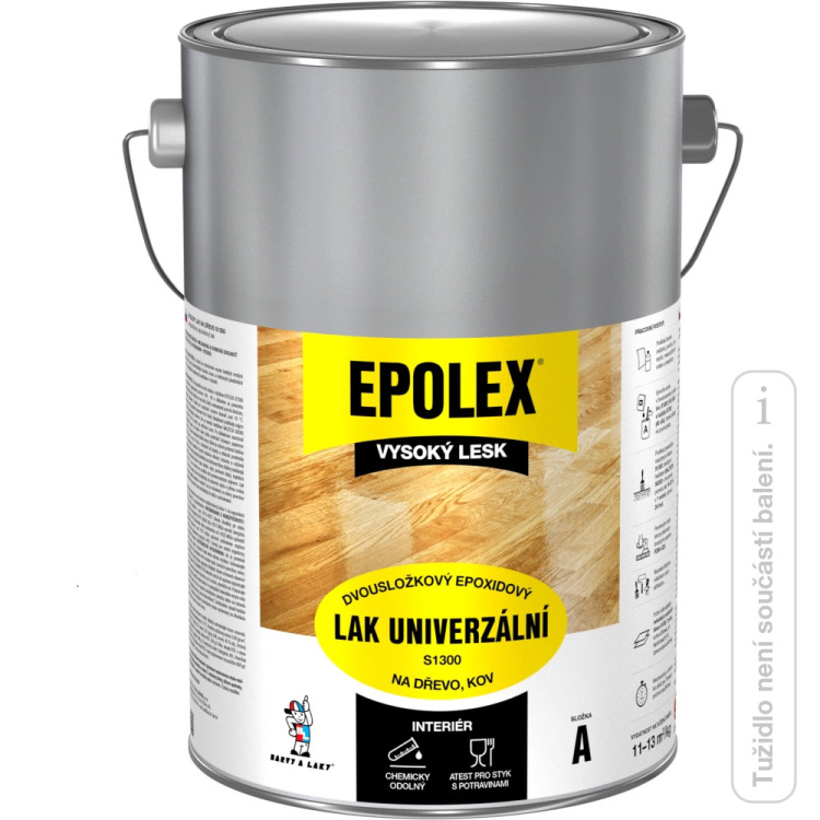 EPOLEX LAK UNIVERZÁLNÍ S1300, bez tužidla, 2,5 kg