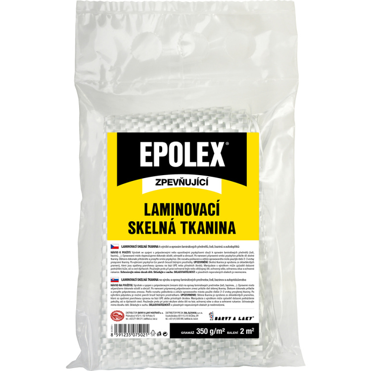 Epolex 350 g/m² laminovacia sklená tkanina, 2 m²