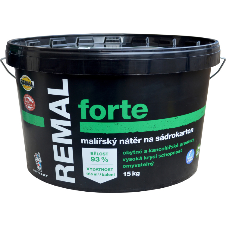 REMAL FORTE umývateľná farba na sadrokartón