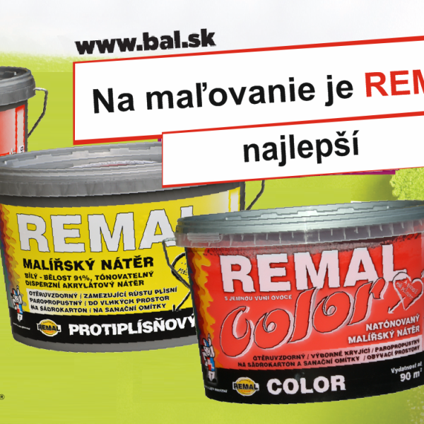 Maľujte s REMALom